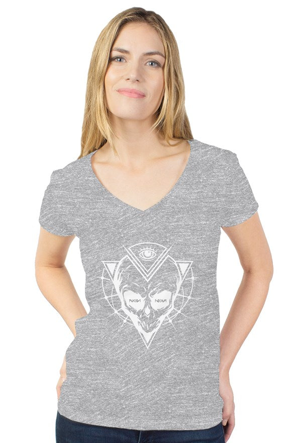 Alien Skull Grey